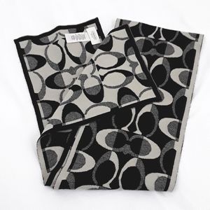 COACH LOGO SCARF